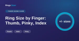 ring size by finger